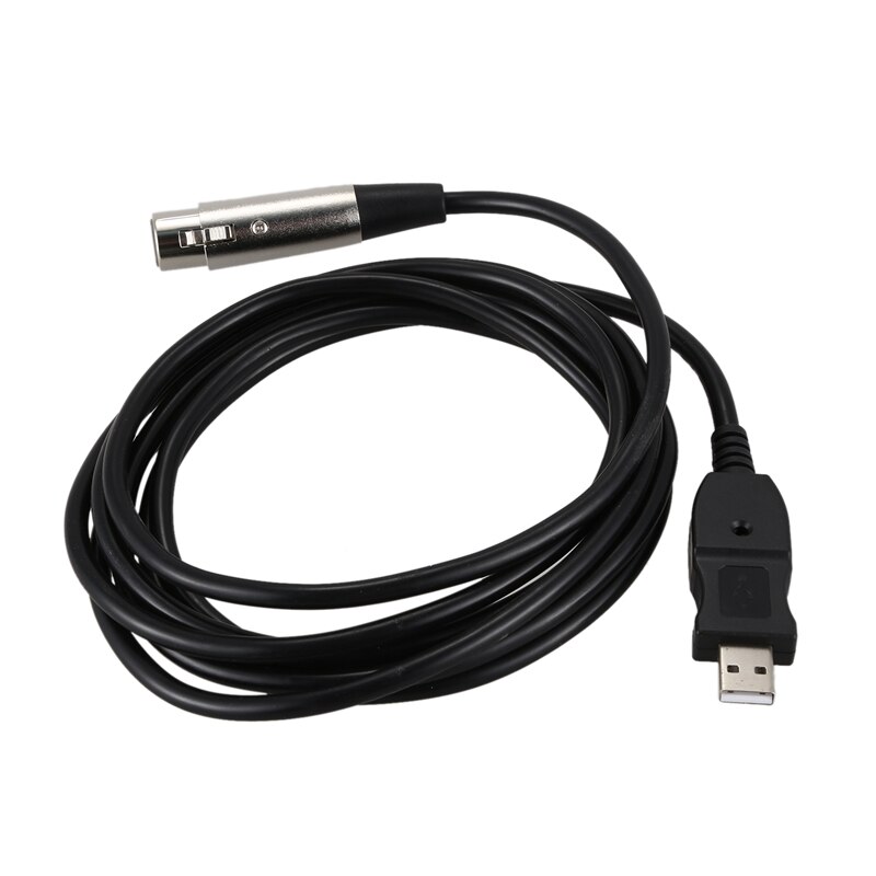 3M MIC USB Microphone Link USB Cable Male to XLR Female