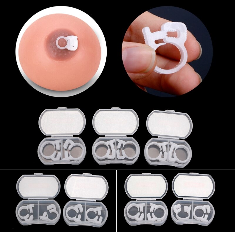 1Pair Flat Inverted Nipple Corrector Effective Niplette Shaper For Baby Feeding