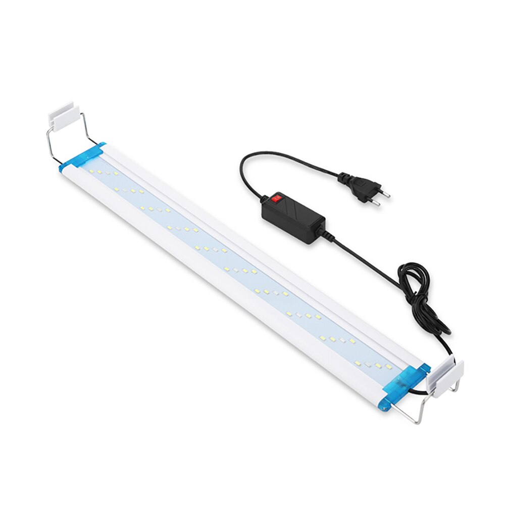 Ultra Thin Aquarium Lighting Blue And White LED Light Landscaping Ecological Tank Rack Lights Besktop Fish Tank Aquatic Lamp