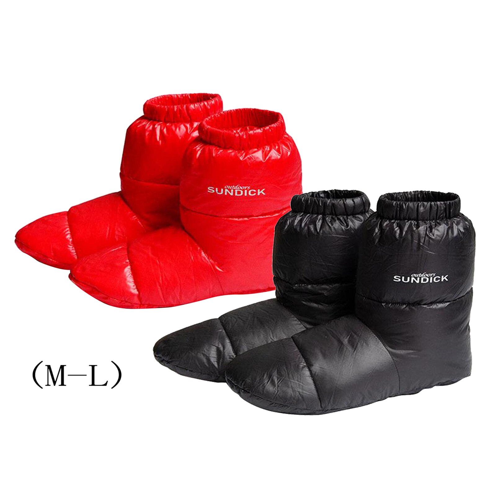 Outdoor Winter Duck Down Booties Thermal Slippers Camping Boots