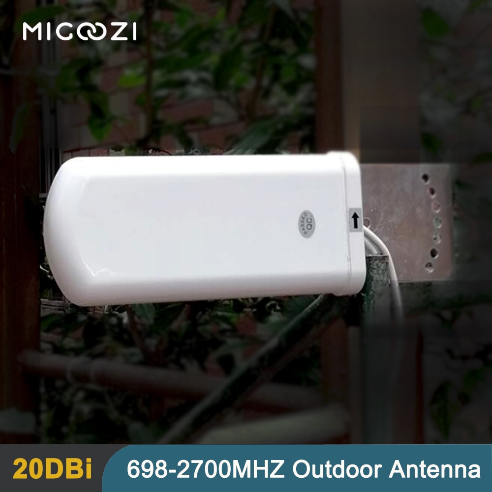2G 3G 4G Outdoor Antenna 20dbi 698-2700MHz Omnidirectional Antenna for GSM CDMA DCS W-CDMA LTE Signal Repeater Booster