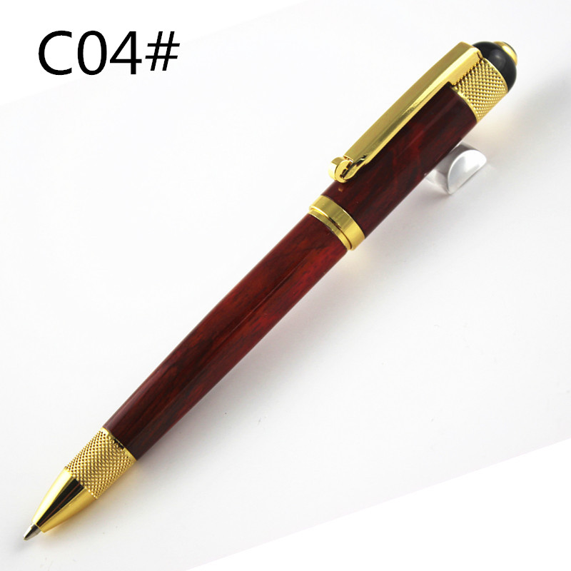 Metal Ballpoint Pen Luxury Gold Clip Rollerball Pen with 0.7mm Black Ink Refill gel pen