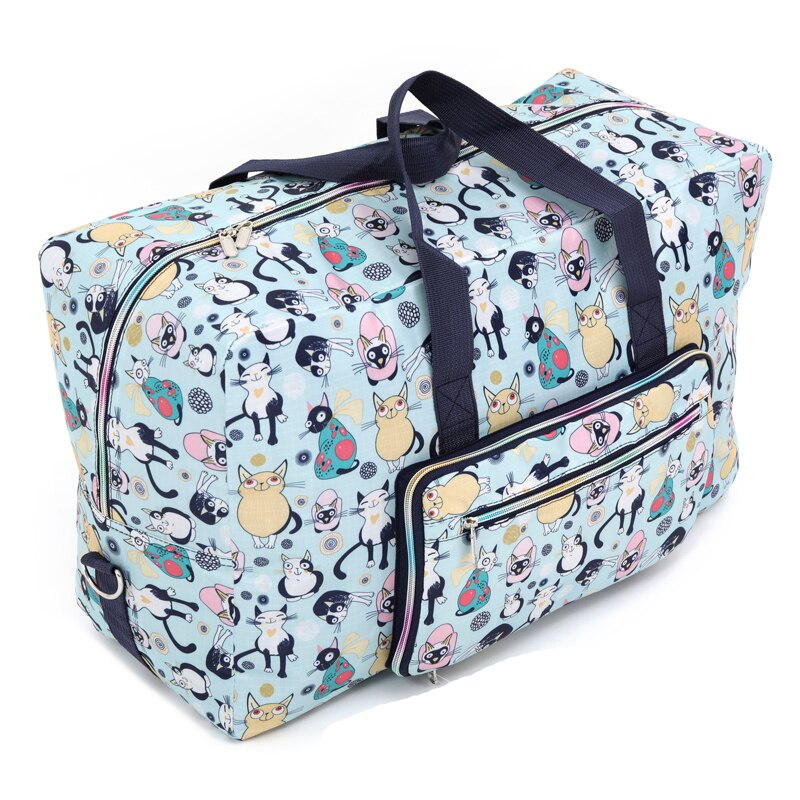 ANAWISHARE Women Travel Bags Large Capacity Folding Luggage Travel Handbags Duffle Bag Nylon Waterproof Storage Bag Travel Bag