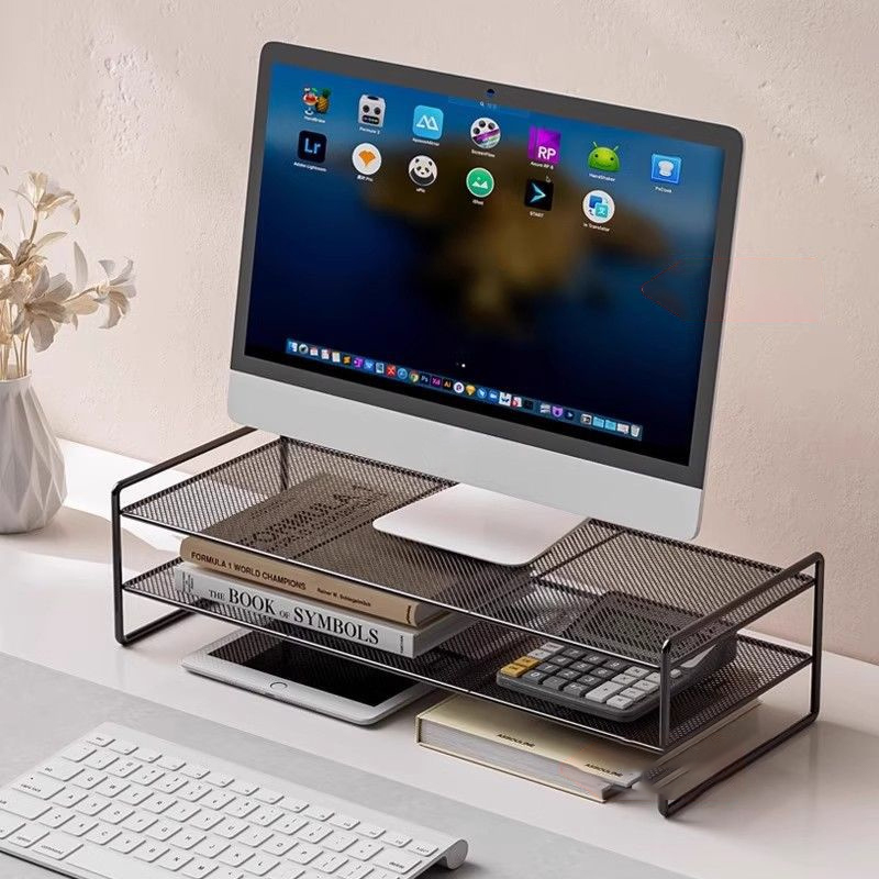 Computer Monitor Riser Halter Laptop Kühlung PC Bildschirm Stehen Halterung Desktop Lagerung Organizer Für Drucker Tastatur Maus