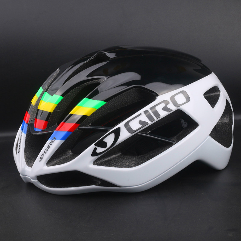 Modischer Fahrradhelm, Rennradhelm für Männer und Frauen, MTB-Fahrradausrügestochen, Helm, Sport-Sicherheitskappe, Größe M 52–58 cm und L 59–62 cm: M / Schwarz
