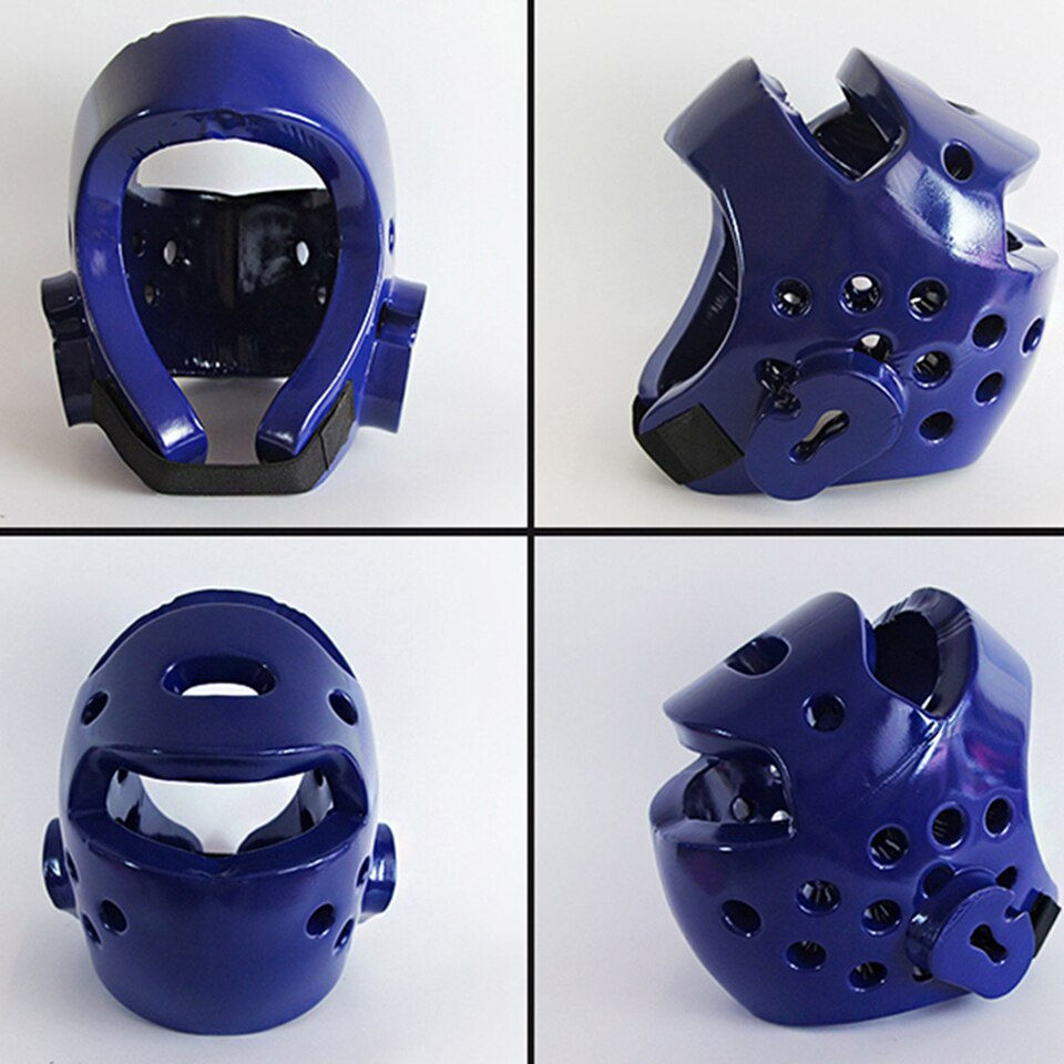 Casco de boxeo para niños y adultos, Protector de cabeza de Taekwondo, máscara de Metal, Sanda, Muay Thai, MMA, equipo de entrenamiento
