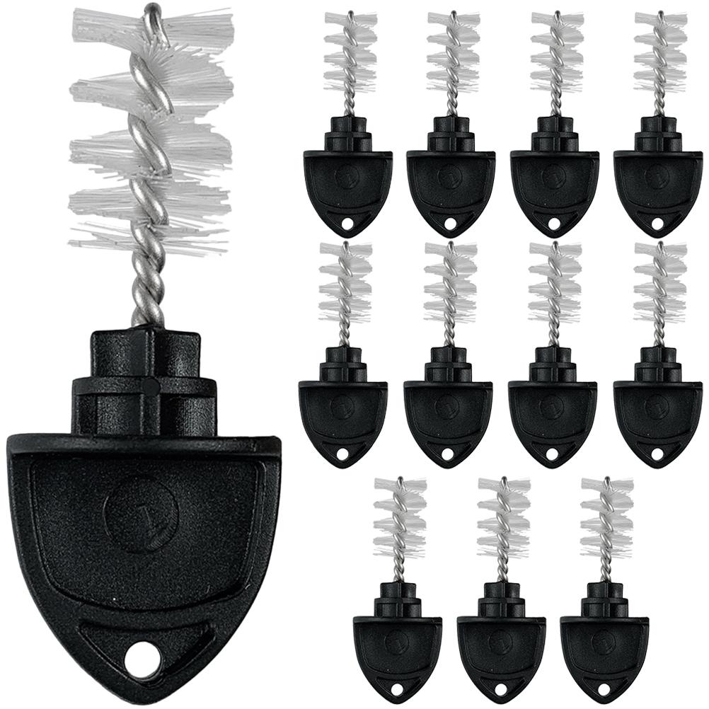 12-teilige Bürste, Bierpinsel, langlebiges Nylon für wiederverwendbare Bierhahn-Stecker, Zuglufthähne, isolierte Fässer, wiederverwendbarer Stecker