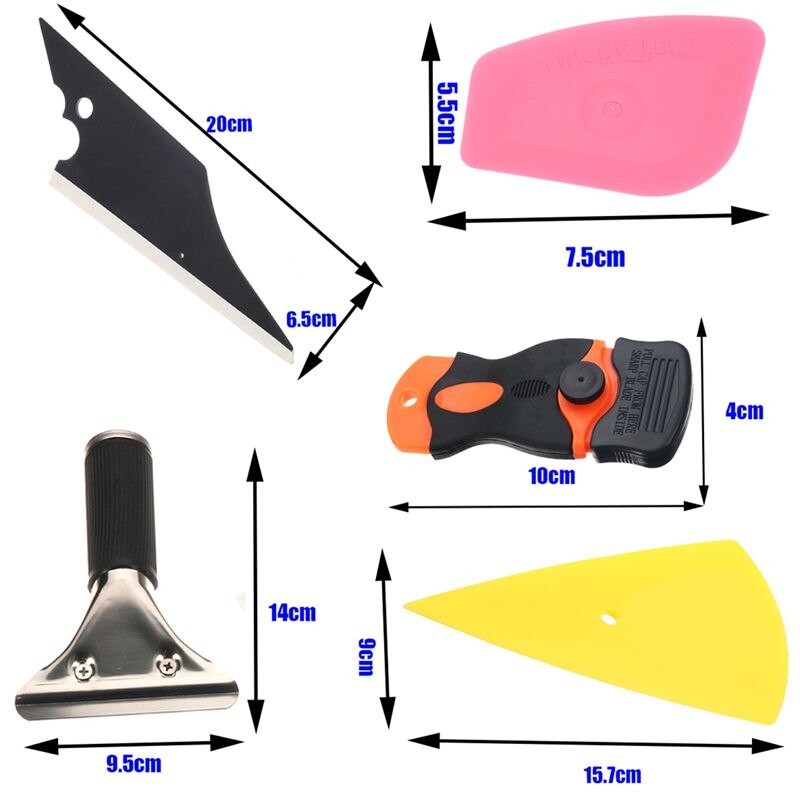 28 In1 Car Window Film Tint Tools Kit Wrap Application Squeegee