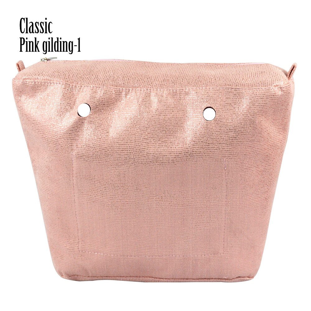 huntfun 1 pieza dorado impermeable Forro interior Obag encarte de colores para el clásico Mini O bolsa de mujeres bolsas bolsos de hombro: classic- pink1