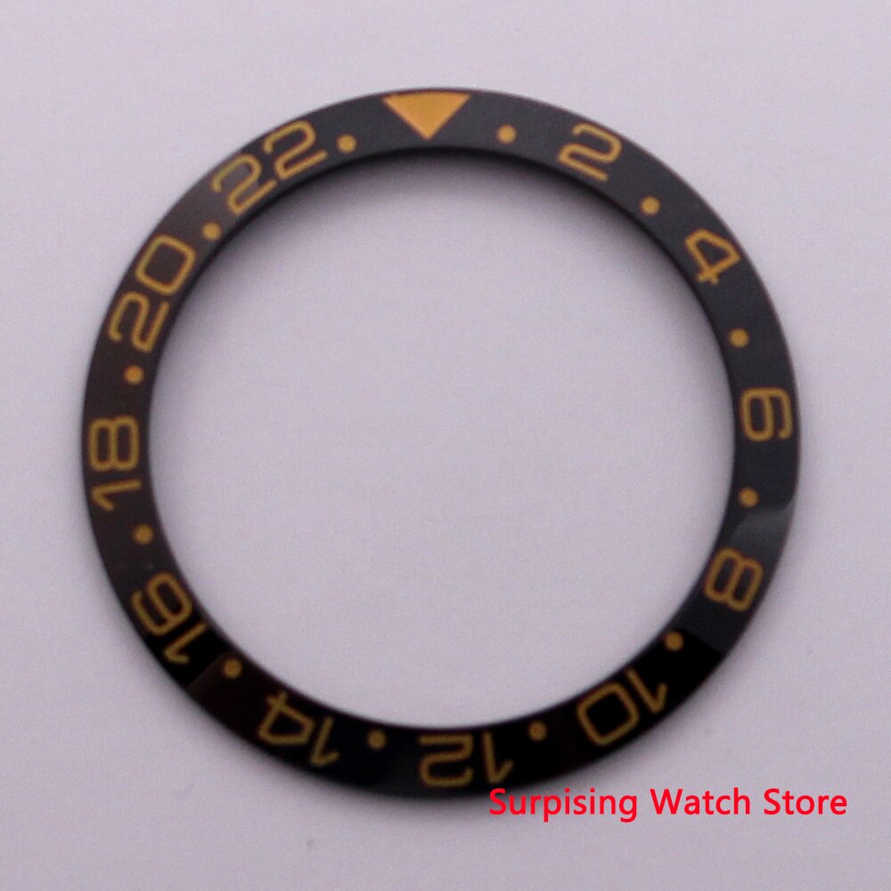 38 Mm Keramische Bezel Fit 40 Mm Horloge Case Sub Automatische Gmt Heren Horloge: NO9
