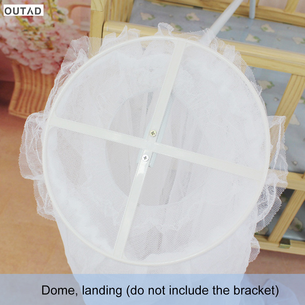 Baby Beddengoed Wieg Klamboe Draagbare Size Ronde Peuter Babykamer Bed Mosquito Mesh Hung Dome Gordijn Netto Zomer
