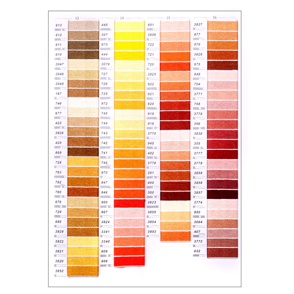 Total 447 Optional colors and you can choose any colors quantity DMC Similar Embroidery Thread Floss Cross Stitch Cotton