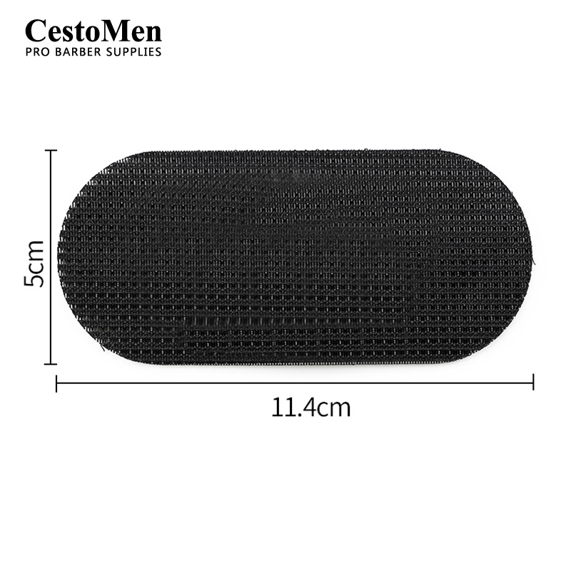 Flequillo pinza para el pelo pegatina peluquería pinzas mágicas de nailon para peluquero cabeza de aceite para hombre grabado accesorios de estilismo de corte