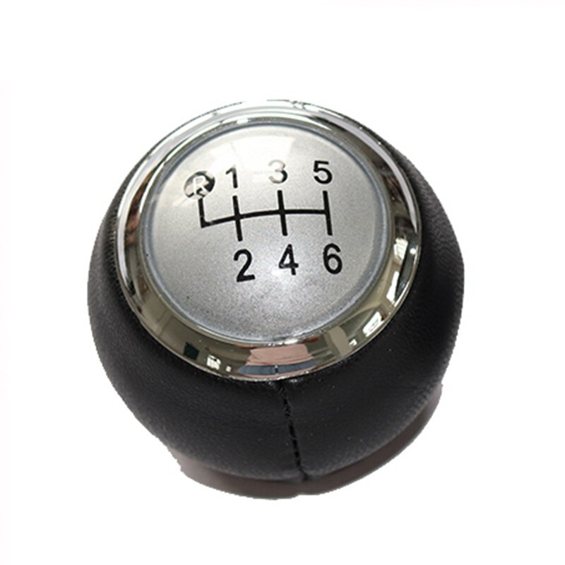 5/6 Speed Car Manual Gear Stick Shift Knob Shifter for TOYOTA Corolla 1.8MT 2007 / RAV4 AVENSIS YARIS D4D URBAN: 6 speed silver