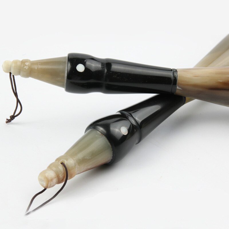 Chinese Traditional Calligraphy Brushes Pen Weasel Multiple Hairs Writing Couplets Hopper-shaped Brush The Scholar&#39;s Four Jewels