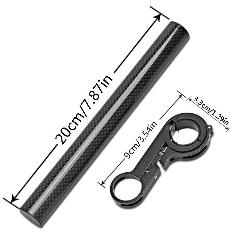 Extensor de manillar de patinete eléctrico, soporte de montaje de luz de bocina, adaptador elevador de manillar, extensor de reparación para accesorios M365