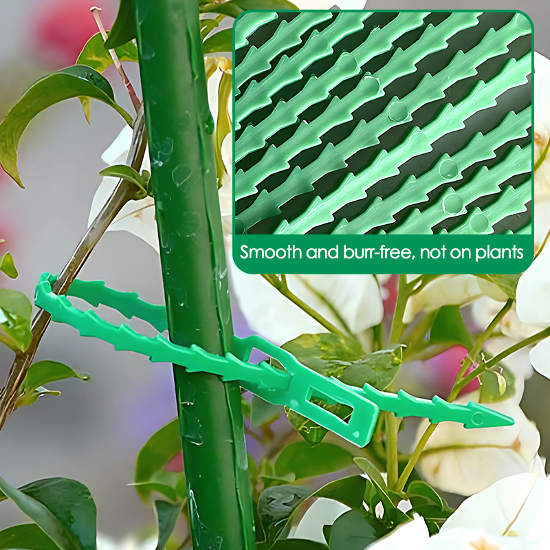 10–200 Stück wiederverwendbare Garten-Kabelbinder, Bonsai-Pflanzenklammern, Pflanzenrebe, Baumsträucher, Stützverschluss, Tomatenrebe, Krawatten, Organizer-Werkzeuge