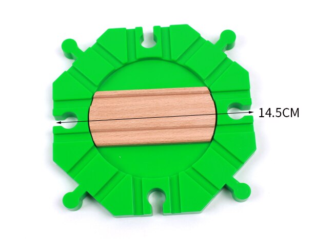 Plastic Transparante Parking Garage Compatibel Met Houten Magnetische Spoor Treintje Scène Spoor Accessoires: Kaki