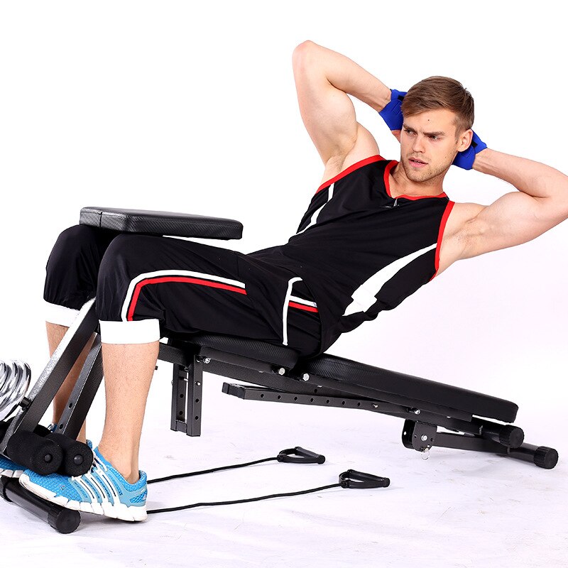 Adjustable Sit Up Weight Bench Comfortable Stable Durable Multi-functional Fitness Workout Bench Exercise Training