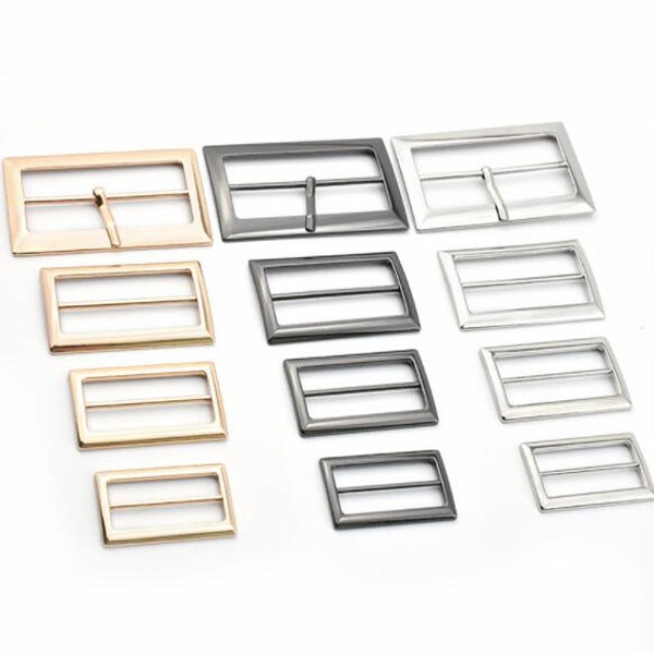 10pcs/lot Size:20mm/25mm/30mm/40mm/50mm Metal Square belt buckles for shoes bag garment decoration Scrapbooking Sewing(ss-902)