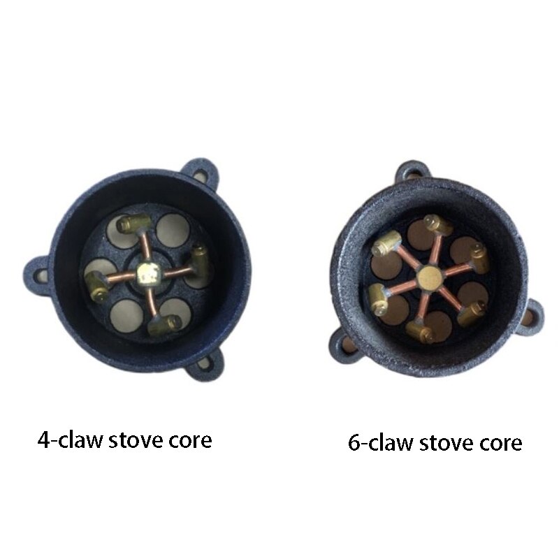 Cast Iron Burner for stove natural gas liquefied oven stove kitchen propane portable gas jet burner stove 4/7 hole 1pc