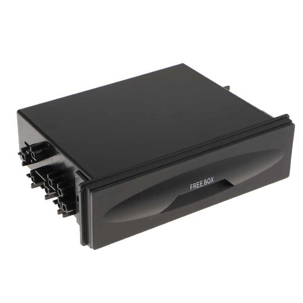 Single Din Car CD Player Radio Stereo Dash Trim Storage Pocket Box