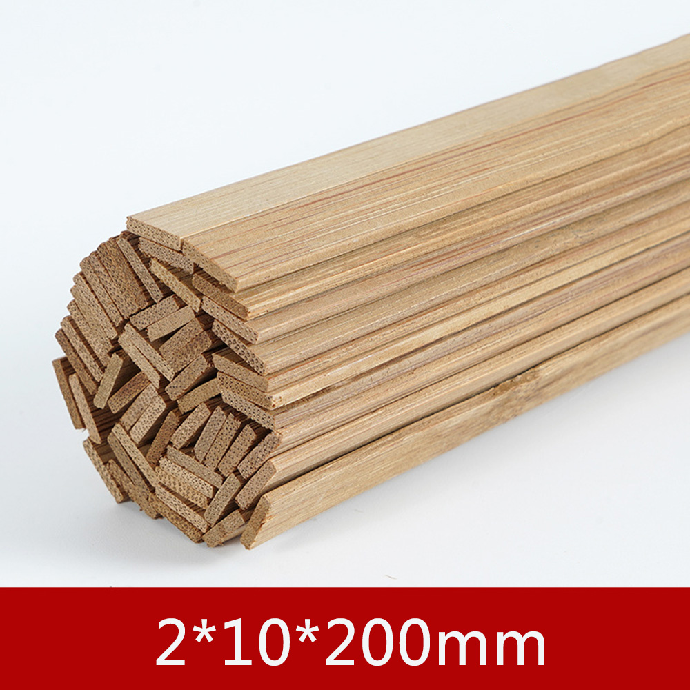 10 pièces/lot de matériel de modèle de construction en bois de bambou, bricolage, meubles artisanaux faits à la main, fabrication de lanternes, ornements: Gris clair