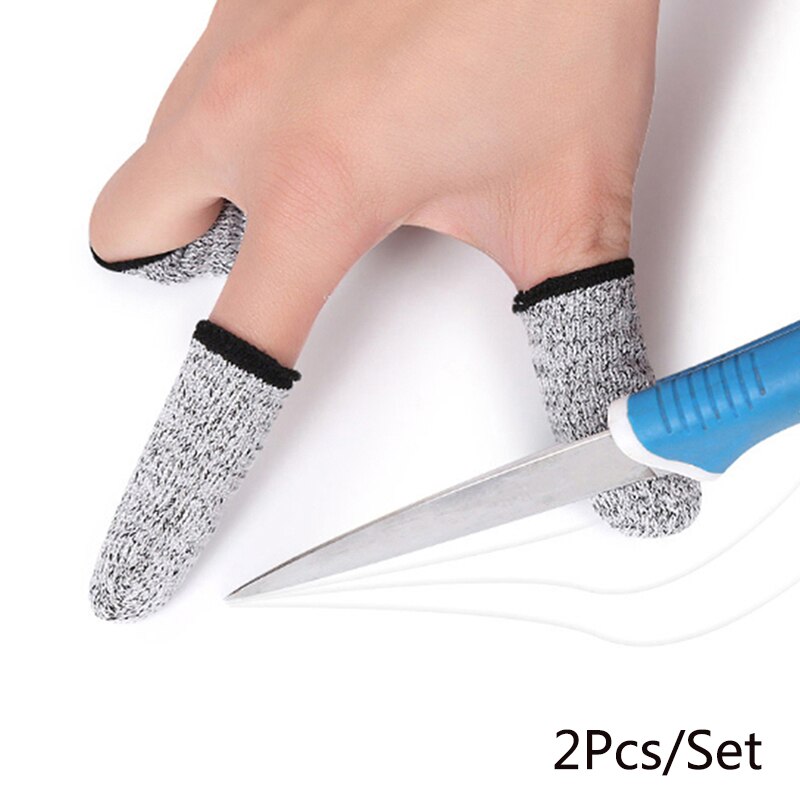 Anti-Cut Finger Cover Finger Protector Sleeve Cover Finger Peel Fingertip Gloves Picking Finger Cover Kitchen Tools