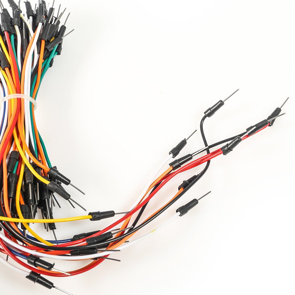 65 stks/partij Smart Elektronica 65 stks/partij Jump Kabel Male Flexibele Jumper Draden voor arduino