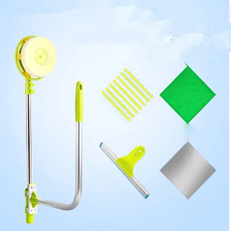 Upgraded Telescopic High-rise Window Cleaning Glass Cleaner Brush for Washing Window Dust Brush Household Cleaning Tools