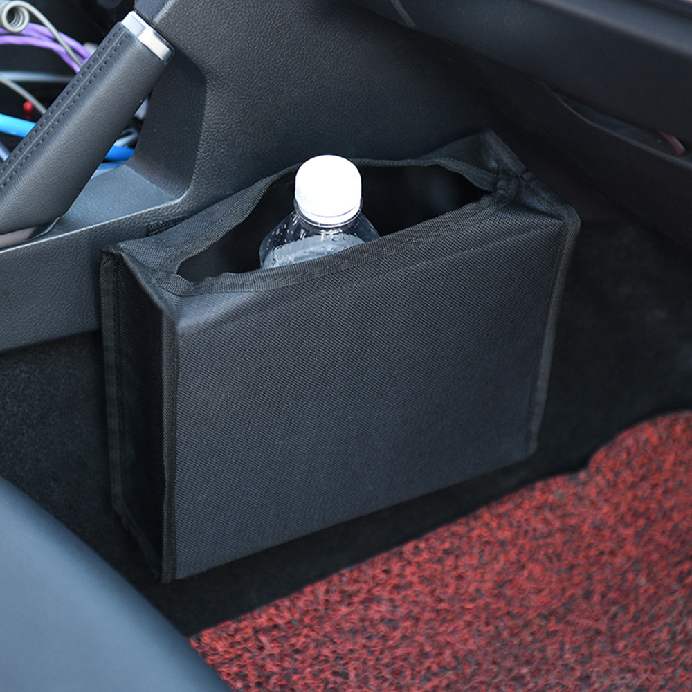 Bil opbevaringsboks bil skraldepose tønde bil skrald bærbar kasse skraldespand hængende affaldssæk bagsæde kan multifunktions skraldespand