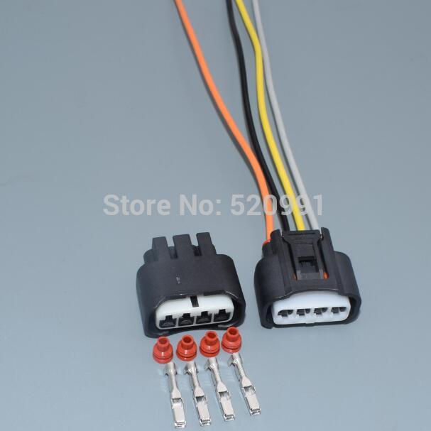 Shhworldsea 1 sett 2.2mm 4 pin til toyota lexus camry corolla rav 4 høylander kontakt tennspole plugg kontakt 7283-7449-30