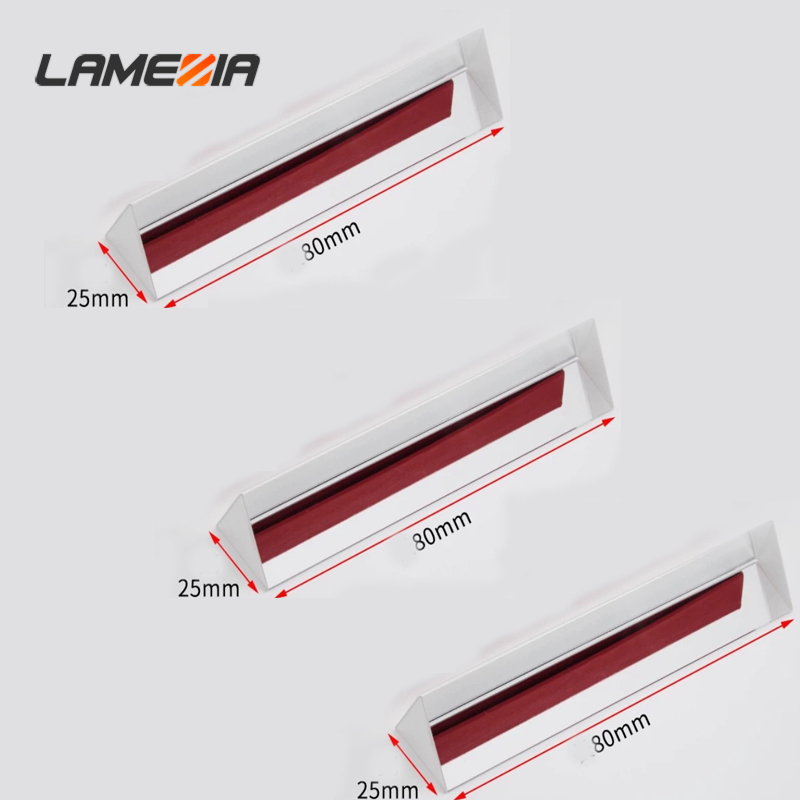 LAMEZIA 3 uds Prisma de cristal de prisma de Color triangular K9 Optical Glass ángulo recto Prisme reflectante para enseñanza de espectro de luz