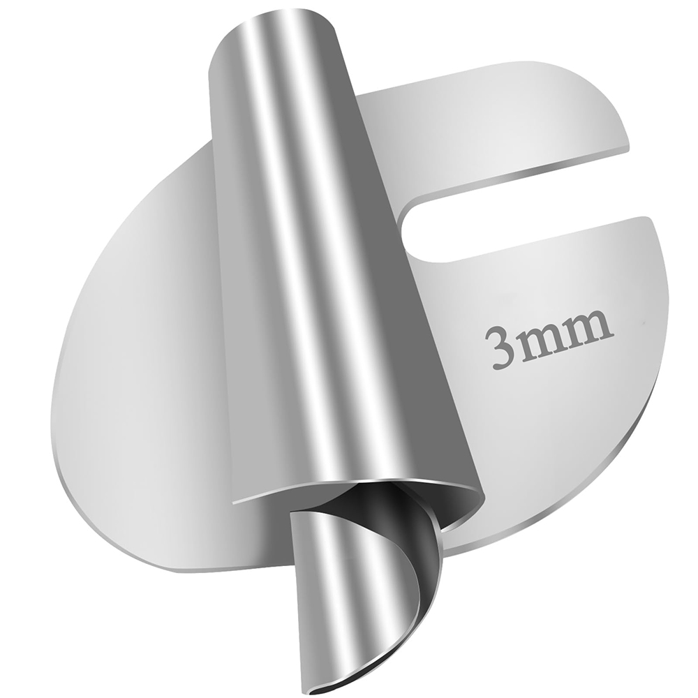 1pc Sewing Rolled Hemmer Foot Sewing Machine Presser Foot Home Industrial Curved Scroll Hemmer Foot for Sewing Machine Tools: Light Grey