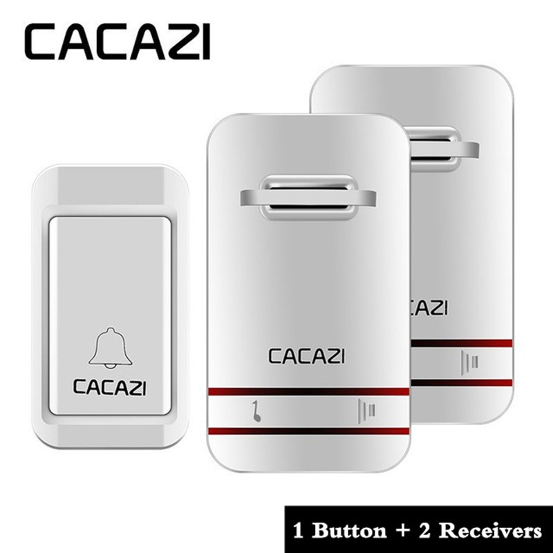 Home Welcome Doorbell Intelligent Wireless Doorbell Waterproof 300M Remote EU AU UK US Plug smart Door Bell Chime