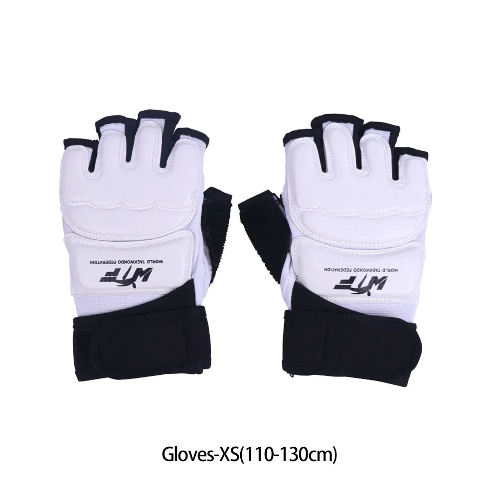 1 Juego de guantes de cuero para pies de Taekwondo, Protector de tobillo para Karate, boxeo, artes marciales, calcetín, entrenamiento, equipo de Protección deportiva