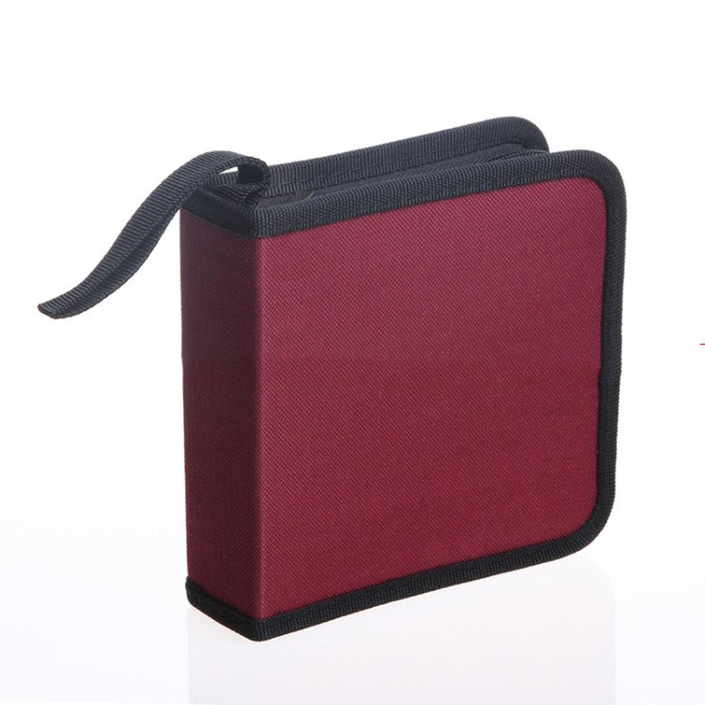 40 Disc Carry Box Holder Package CD Storage Bag Case Album DVD CD Organizer Protective Cover Home Supplies