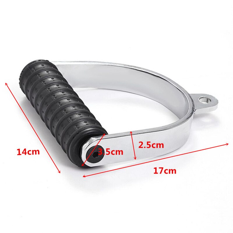 LAT Pulldown Cable Machine Metal Steel Handles with TPE for Heavy Duty Workout Tricep Muscle Training Home Gym Fitness Equipment