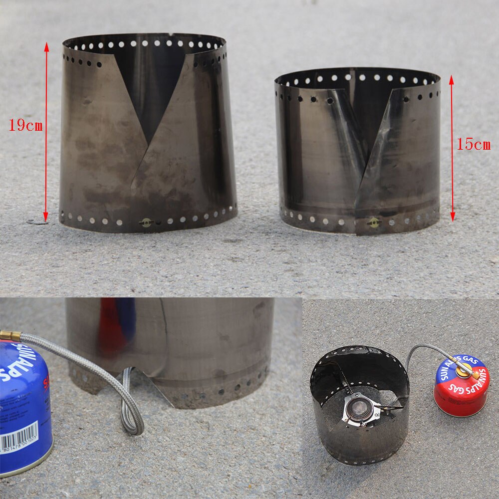 Ronlox Titanium Windschutz - Ultraleicht Für Campingkocher