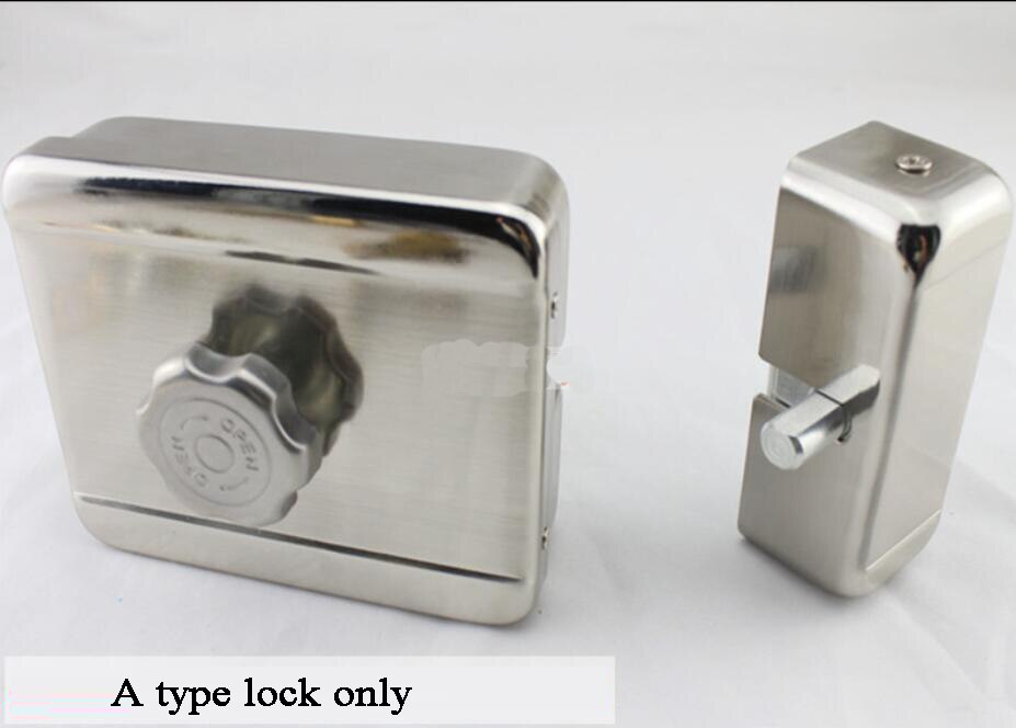 DC12V Powered Gate Access control Lock Key Hidden Lock Electric Lock Door Opener Motor Lock: Type A only