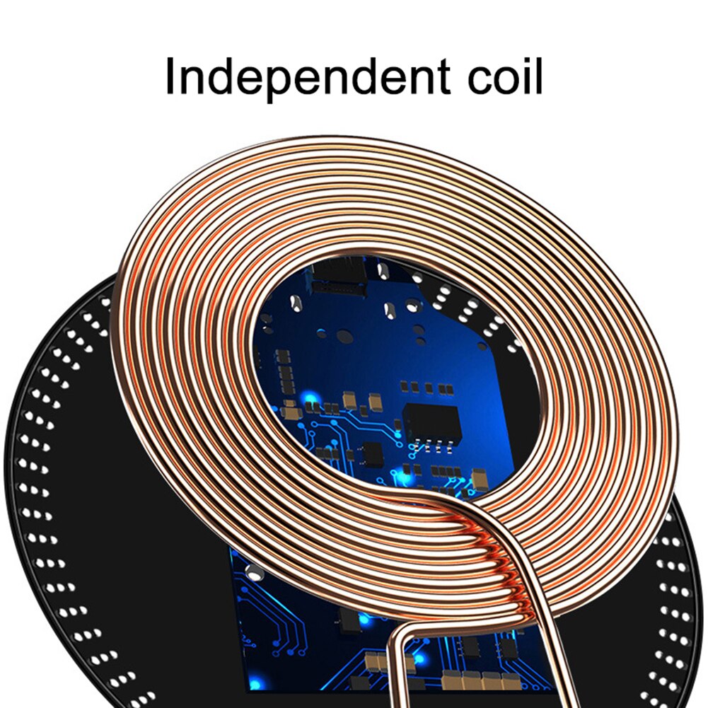 Qi Drahtlose Ladegerät Neue Fliegende Untertasse Schreibtisch Schnelle Drahtlose Telefon Ladung Absender für iphone/Samsung зарядное устройство