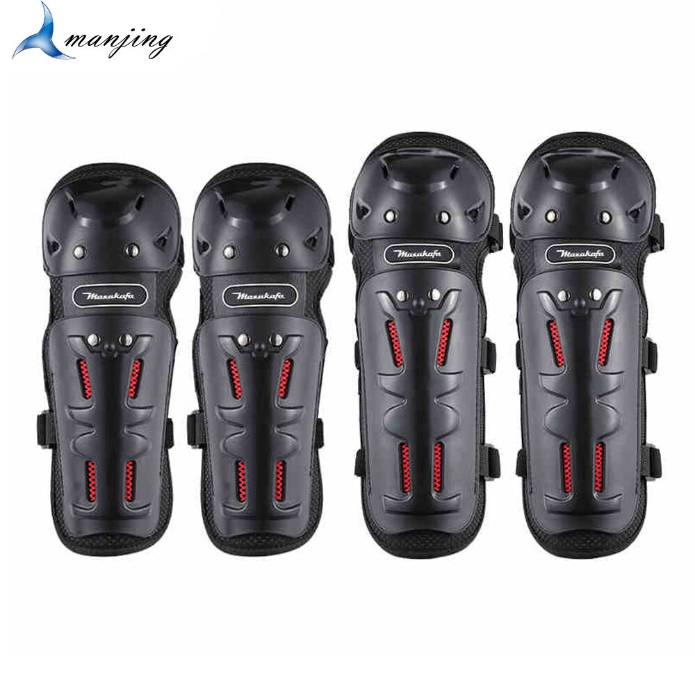 Motorcycle motocross bicycle Knee pad elbow pad Knee Guard Motorbike Off Road armor for adults resistant