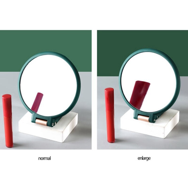 2PCS Hand-Held Makeup Mirror,10X Magnifying Hand Mirror And 2X Travel Makeup Mirror Folding Mirror Small Mirror