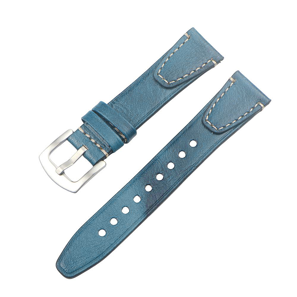 Handgemaakte Vintage Lederen Horlogeband 18mm 20mm 22mm Quick Release Volnerf Horlogeband voor Mannen Vrouwen Polsband Accessoires