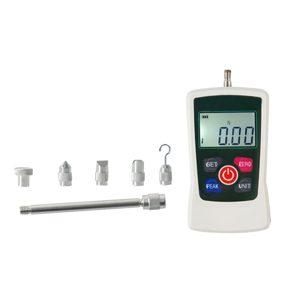 Digital Push Pull Force Gauge Meter Tester with Max 20N Accuracy Plus Minus 1Percent N Kg Lb Oz 4 Units
