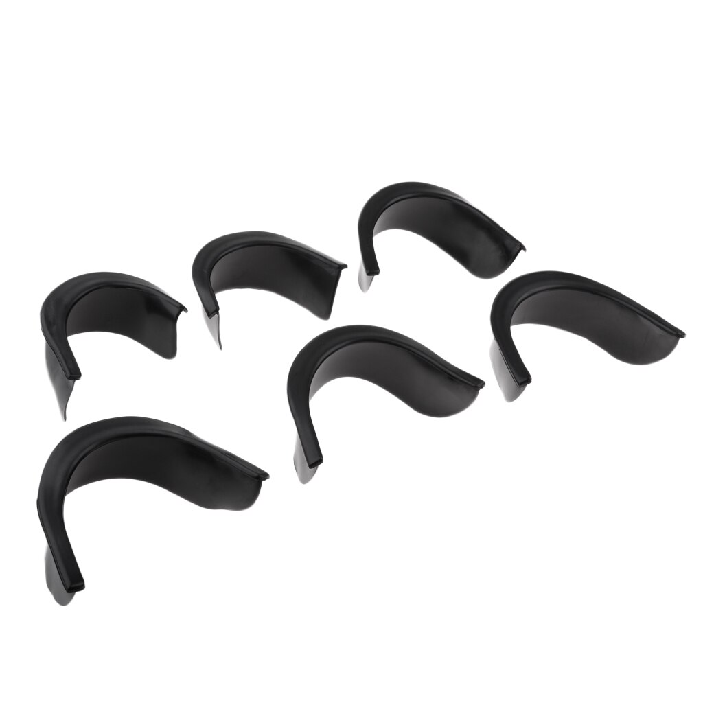 6 Packs Rubber Zwembad Tafel Pocket Liners Biljart Accessoire 4 Hoek 2 Kanten