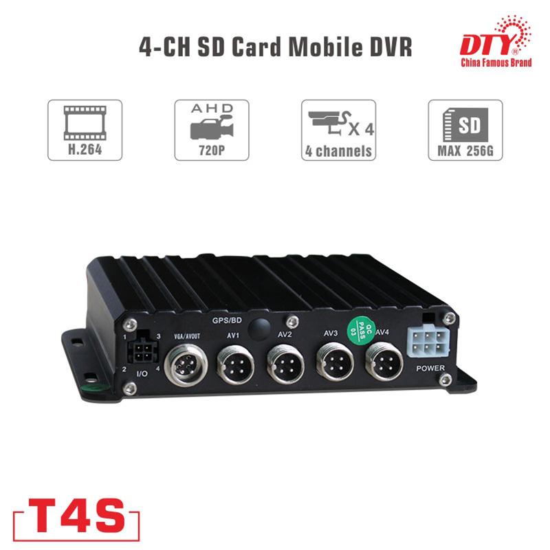 Cheap security dvr , ahd 720p mobile dvr, T4S
