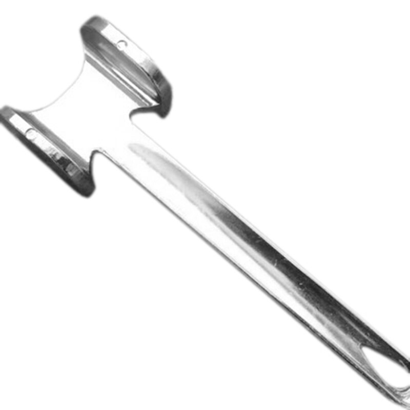 4.5*19cm metal mørhammere oksekødsbøf mørningsmiddel kraftigt værktøj til hammerhængende løkker sparer køkkenets plads
