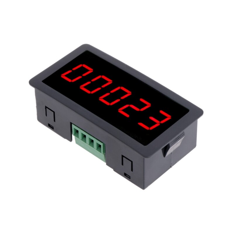 DC 12-24V rojo 5 dígitos 0,56 \ "LED Panel de contador medidor más totalizador 0-99999