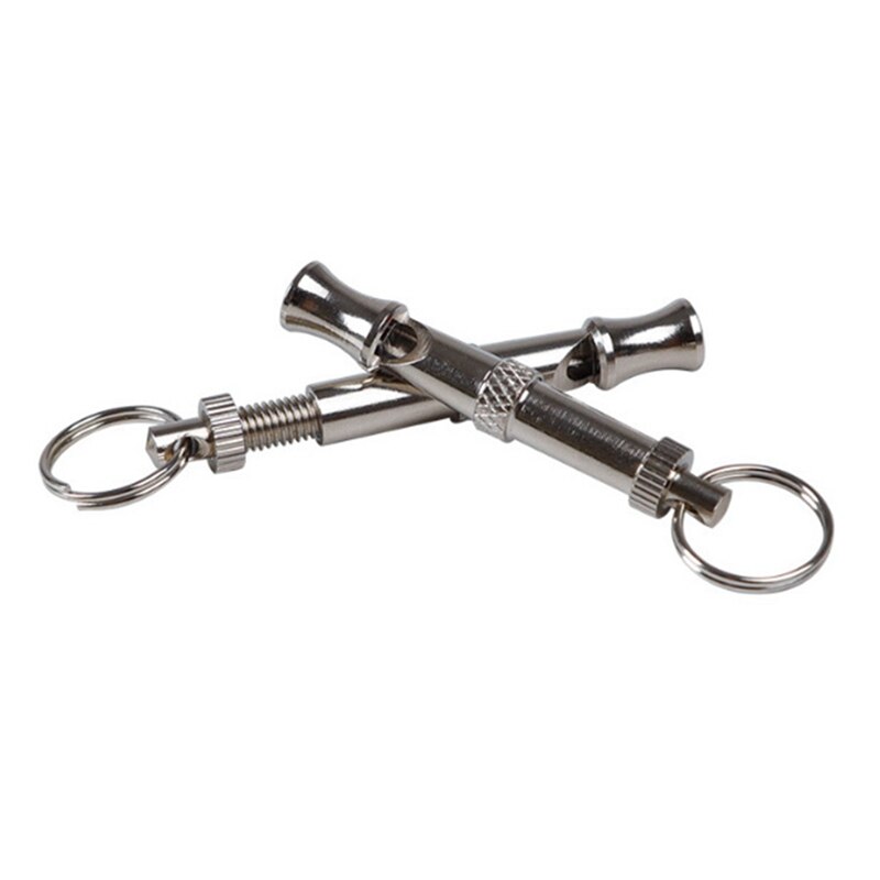 Stainless steel adjustable dog training whistle dog ultrasonic whistle shepherd dog training whistle